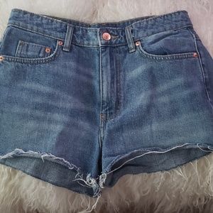 Denim shorts, size 8